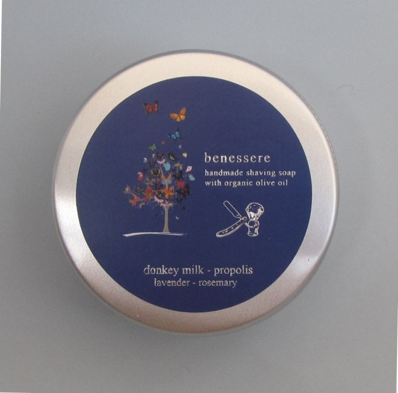 NATURAL SHAVING SOAP DONKEY MILK-PROPOLIS