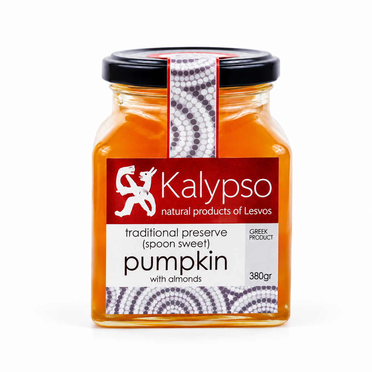 Traditional Greek Pumpkin Spoon Sweet with Almonds 380g