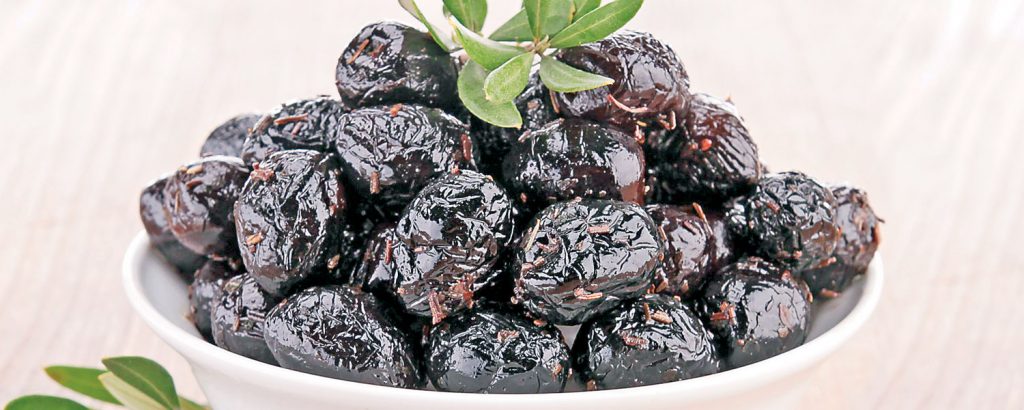 Authentic Black Salty Olives from Lesvos Island-Greece