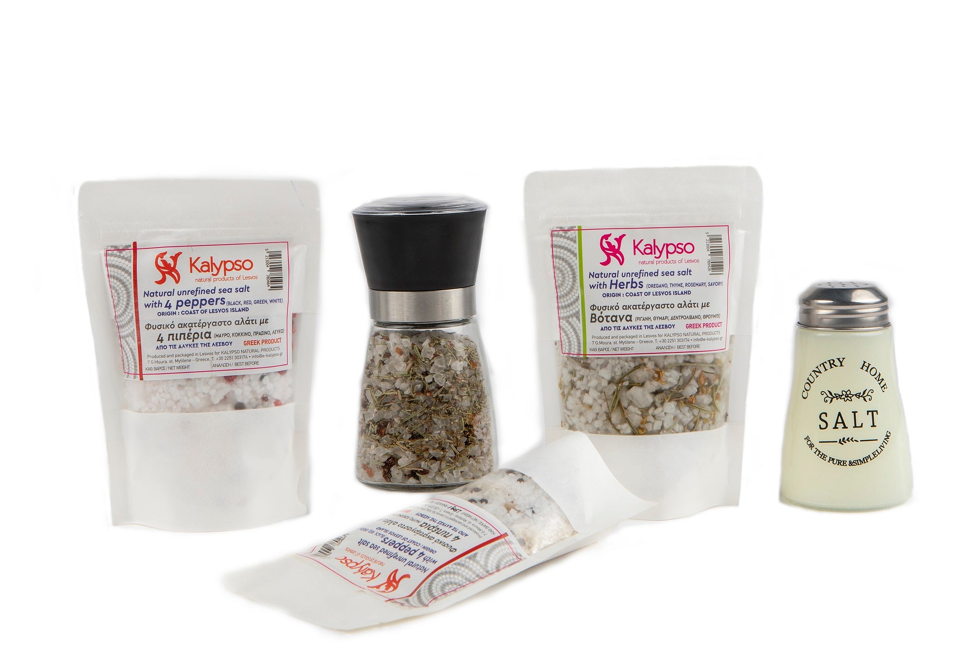 Natural unrefined Sea salt with Greek herbs