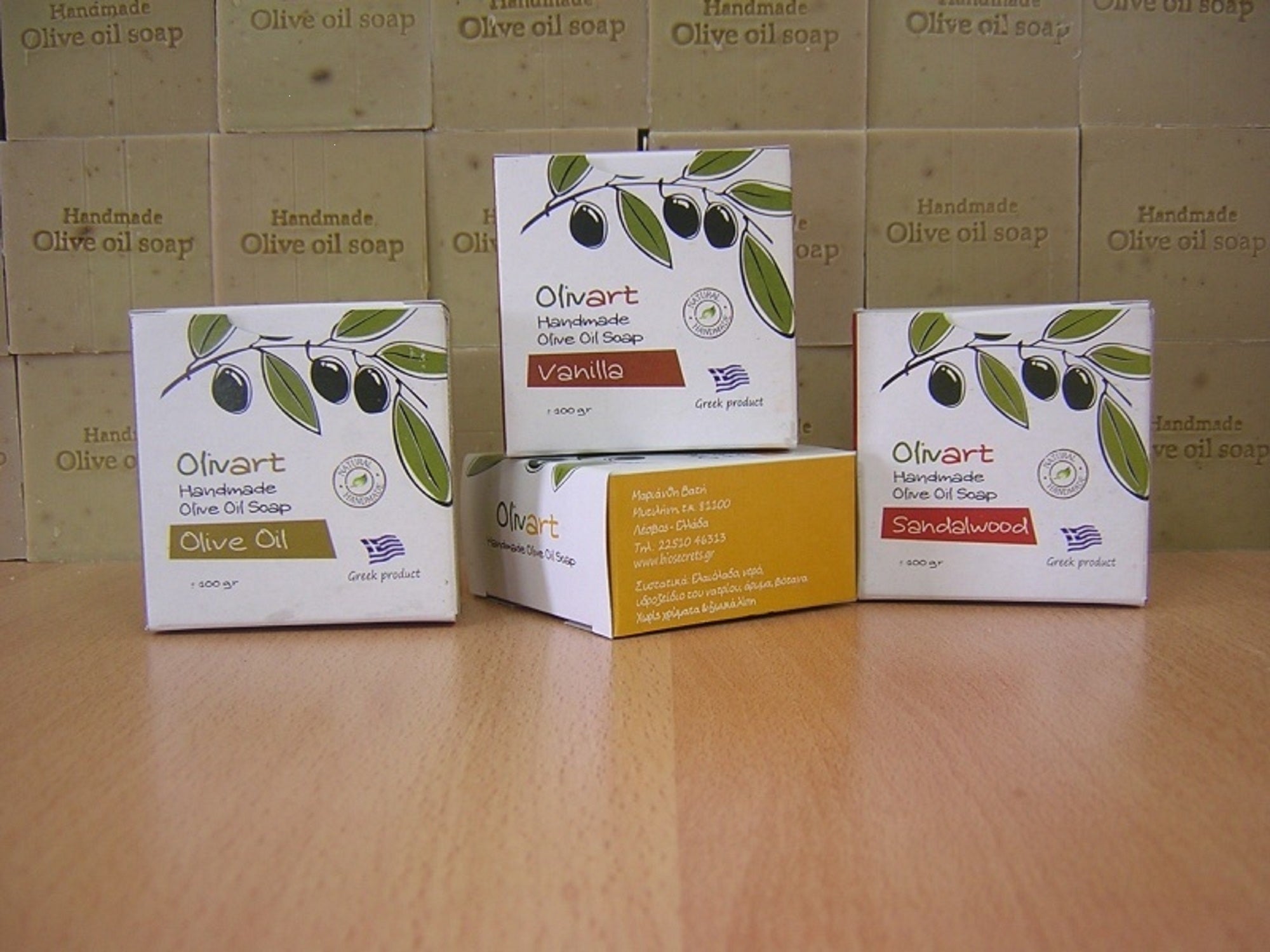 OLIVART Natural olive oil soap-Jasmine