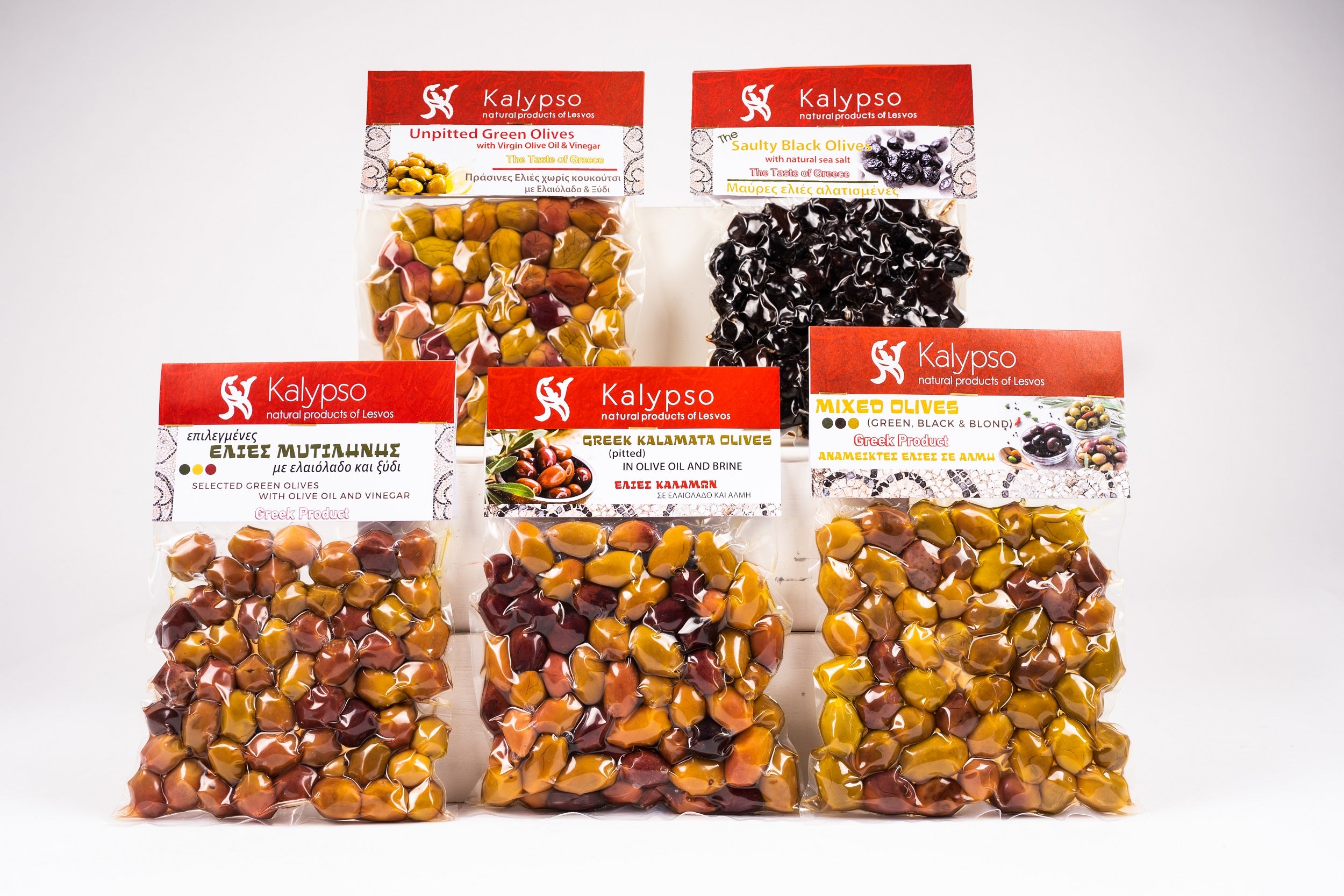 Selected Green Olives in Virgin Olive Oil and Vinegar-Vacuum 200g